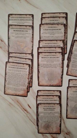 Warhammer Cartas Rol Inglés