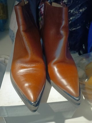 Zapatos Unisa Piel Tacón + Regalo Botas