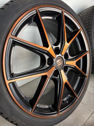 LLANTAS CUPRA BROCK CON NEUMÁTICOS