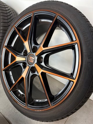 LLANTAS CUPRA BROCK CON NEUMÁTICOS