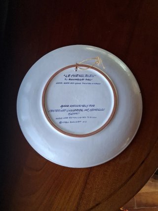 Plato Dalí Cerámica Edición Limitada