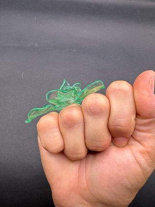 Anillo flor verde aguamarina ajustable