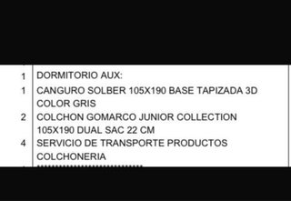 Camas nido 105cm (2 unidades) 105x190