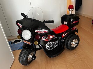 Moto Eléctrica Infantil Negra y Roja