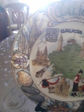 Plato decorativo Galicia