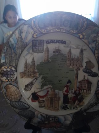 Plato decorativo Galicia