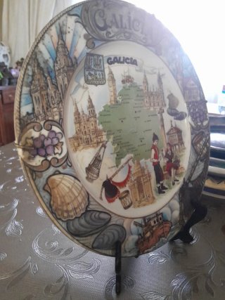 Plato decorativo Galicia