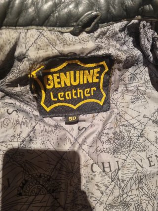 Chaqueta de cuero moto mujer vintage