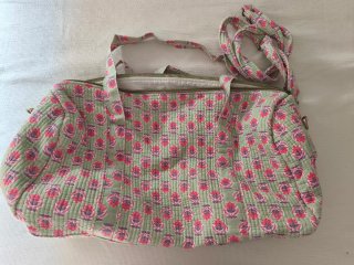Bolsa de tela con asas y bandolera ajustable