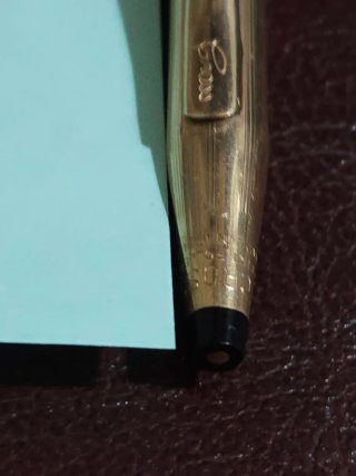 Bolígrafo Cross V20:14 Oro Laminado