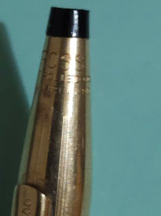 Bolígrafo Cross V20:14 Oro Laminado