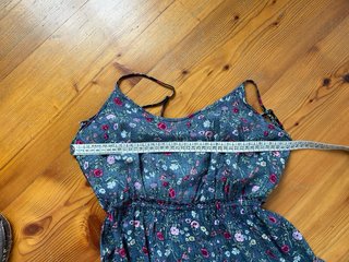 Vestito H&M nero fiori mini