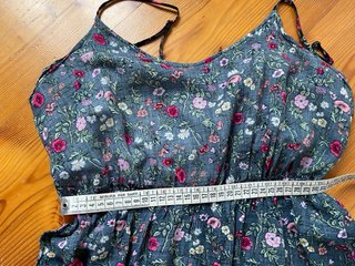 Vestito H&M nero fiori mini
