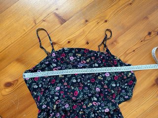 Vestito H&M nero fiori mini