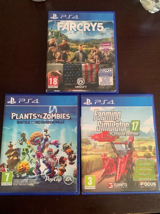 Lote 3 Juegos PS4