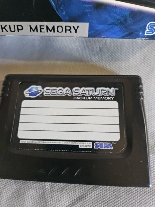 Sega Saturn Backup Memory - Cartucho Preto