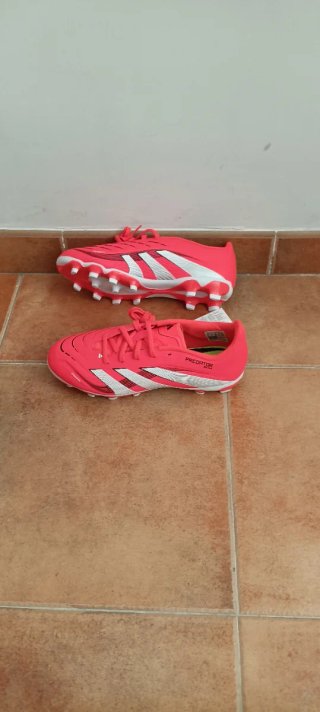 Zapatillas Adidas Predator Fútbol Césped Rojo
