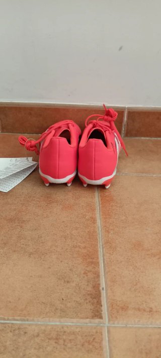 Zapatillas Adidas Predator Fútbol Césped Rojo