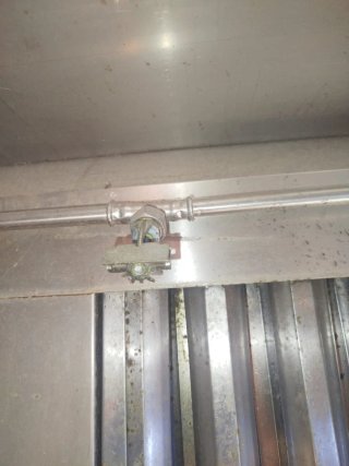 Campana extractora con aspersores 270 CM SIN MOTOR
