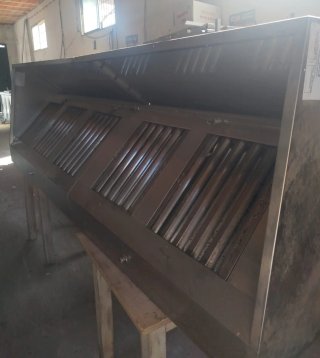 Campana extractora con aspersores 270 CM SIN MOTOR