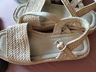 Sandalias Zara Niña Talla 34 Beige