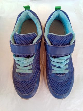 Scarpe bambino Geox blu/verde taglia 38