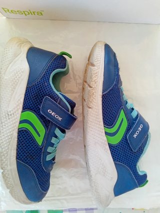 Scarpe bambino Geox blu/verde taglia 38
