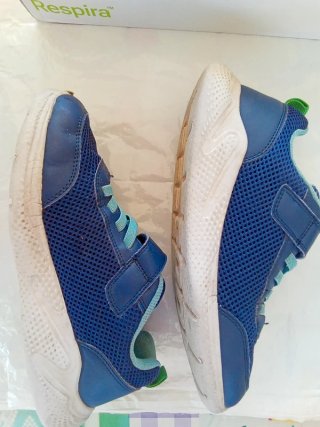 Scarpe bambino Geox blu/verde taglia 38