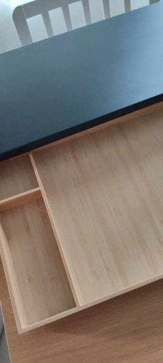 Soporte Monitor IKEA ELLOVEN Cajón Madera