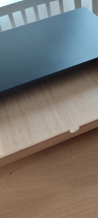 Soporte Monitor IKEA ELLOVEN Cajón Madera