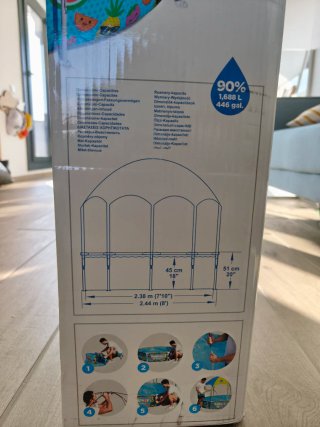 Piscina Bestway 2.44m