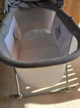 Cuna Plegable Kinderkraft Gris