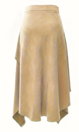 Gonna donna stile western vintage irregolare TG. M