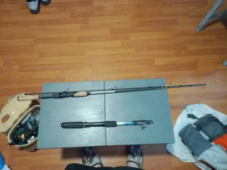 Se vende pack de pesca por falta de uso