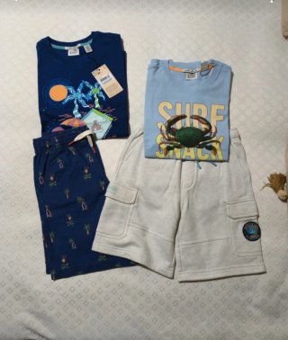 Conjunto Scotch & Soda: Camiseta y Pantalón Corto