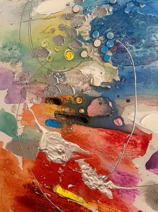 Cuadro abstracto moderno