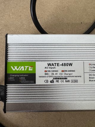 Cargador inteligente de litio 480 W