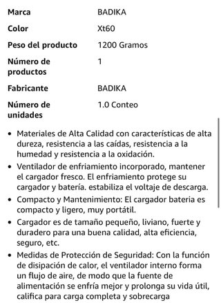 Cargador inteligente de litio 480 W