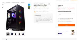 PC Gaming RTX 5070 + setup completo + simulador