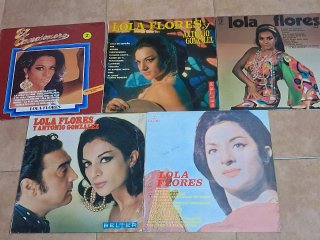 5 Vinilos Lola Flores Flamenco