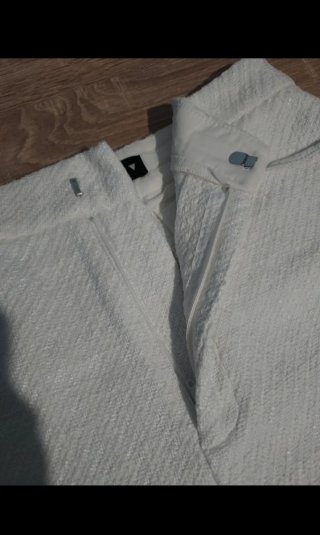Pantalón corto Zara blanco roto