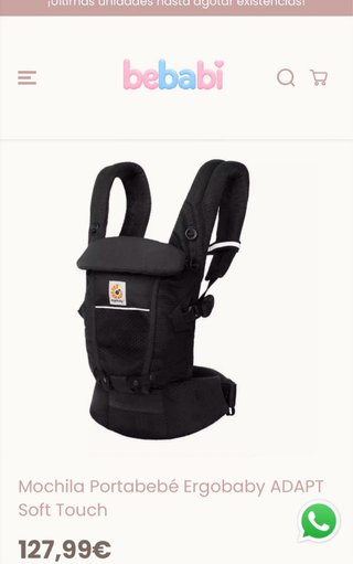 Mochila Ergobaby Adapt Soft Touch