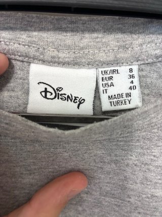 Camiseta Disney Mickey Mouse Gris