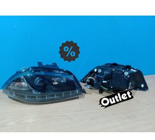 BY FAROS PARA SEAT IBIZA CORDOBA 6L 02-08 DRL NEGROS H1 H1 R