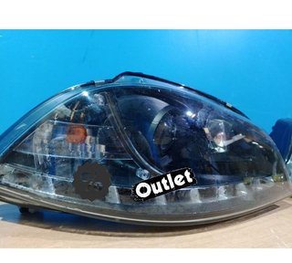 BY FAROS PARA SEAT IBIZA CORDOBA 6L 02-08 DRL NEGROS H1 H1 R