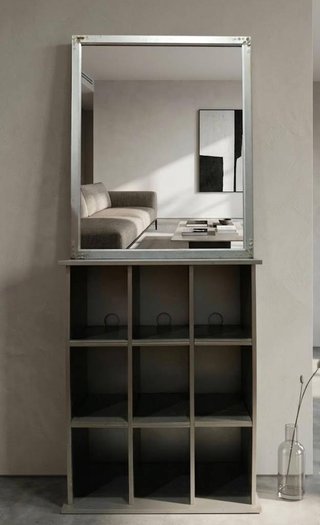 MUEBLE RECIBIDOR CON ESPEJO