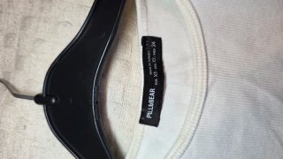 Top Pull&Bear con colgantes plateados Talla S