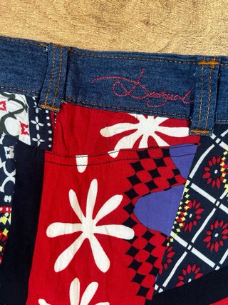 Falda Patchwork Desigual Mujer Talla 34