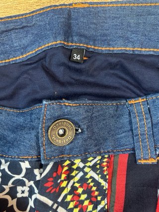 Falda Patchwork Desigual Mujer Talla 34
