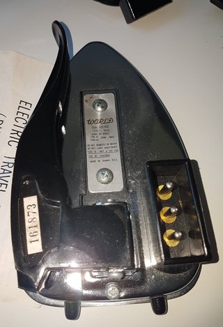 Plancha de viaje eléctrica dual voltage